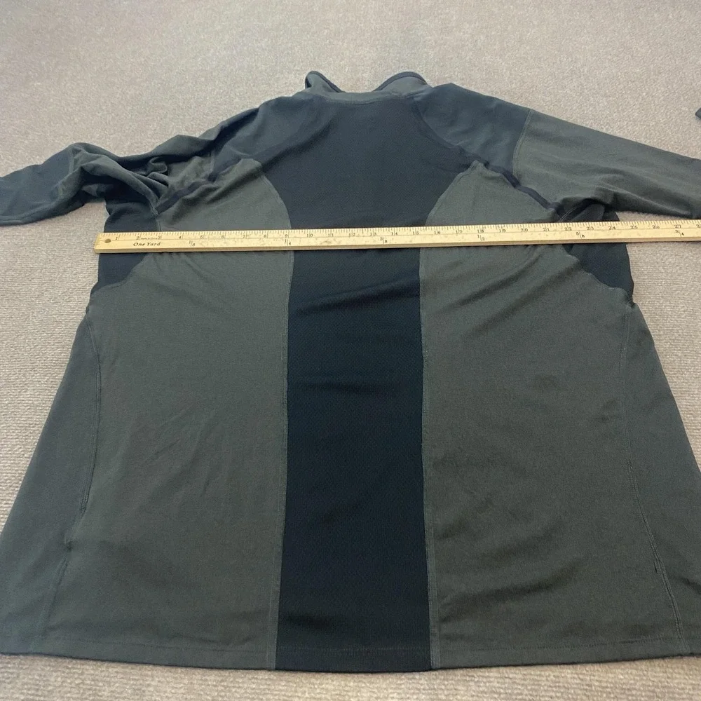 The North Face‎ Shirt Mens XL Black Gray FlashDry-XD Quarter Zip Pullover Top